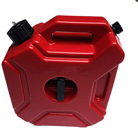 ihreesy Kunststoff Kraftstofftank,3L Benzintank Antistatischer Benzinkanister Langlebiger Gas Kraftstofftank Tragbar Kraftstofftank Auto Motorrad Kraftstoffkanister