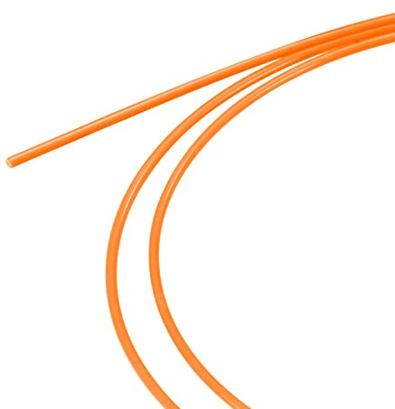 sourcing map Paquet 2 Fibre Optique Tiges PMMA Orange | 1mmx30cm pour Visée Filament