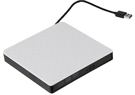 Hemobllo Lecteur DVD Externe Graveur USB pour Ordinateur Portable Lecteur De Disque Optique DVD CD Multifonctionnel Pratique