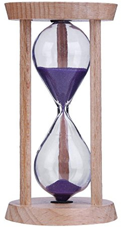 Fiorky Sanduhr aus Holz, 3 Minuten Sanduhr, Sanduhr, Zahnbürsten-Timer, Kindergeschenk