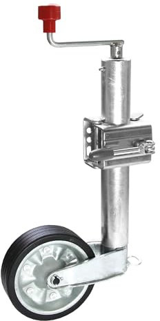 The Drive Stützrad Set für PKW Anhänger mit Klemmhalter 500kg | Ø60mm Rohr