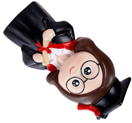 BESTonZON Doktortitel Kuchen Deko Figurine Lustige Arztpuppe Für Abschlussfeiern Desserttisch Dekoration Leicht Und Kreativ Für Graduation Cake Design