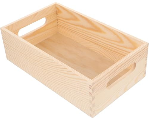 Hoement Massivholz Schreibtischkiste Werkzeugkiste Aufbewahrungsbox Behälter Für Organisation