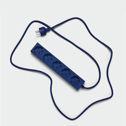Pedestal 5 m Power Bar-grenuttag med magnetisk botten – praktiskt och elegant, 5-vägs magnetiskt grenuttag
