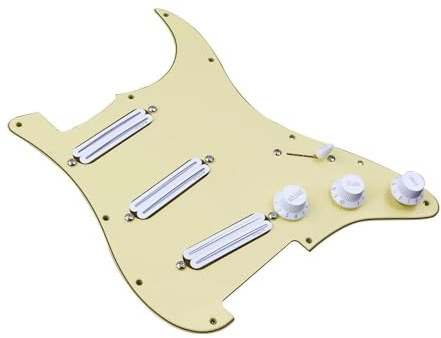 Förkopplat plektrumskydd SSS laddad gitarrpickup Förkopplad elgitarr valskydd