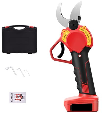 Forbici Elettriche, 21V Potatore a batteria Cesoia efficiente Albero da frutto Bonsai Potatura Forbici elettriche for prugna Rami Taglierina Albero Paesaggistica Trim Strumento(A)