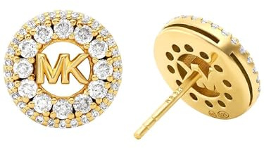 Michael Kors Damenohrringe aus vergoldetem Halbedelstein mit Stecker
