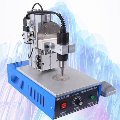 DHMYYXGS Saldatrice a Punti Ad Ultrasuoni,Saldatrice per Plastica Portatile 1200 W 35 Khz,con Pedale Elettronico φ9mm,per Saldatura a Punti di Tessuti Non Tessuti Tessuti di Nylon