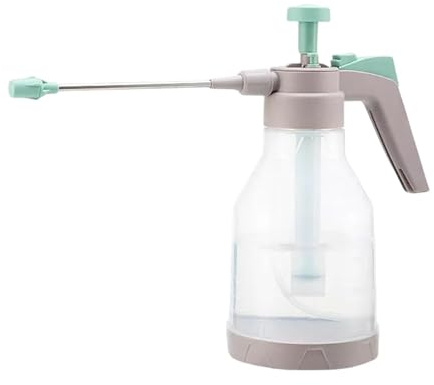 Gralara Pulverizador de Presión Manual con Doble Modo de Chorro Botella Rociadora para Jardín Regadera Portátil de Mano Pulverizador de Agua para Plantas, Poste de Extensión Verde