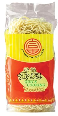 DIAMOND Quick Cooking Nudeln mit Ei, schnelle Nudeln aus Weizenmehl für Bratnudeln & Beilagen - 1 x 500 g