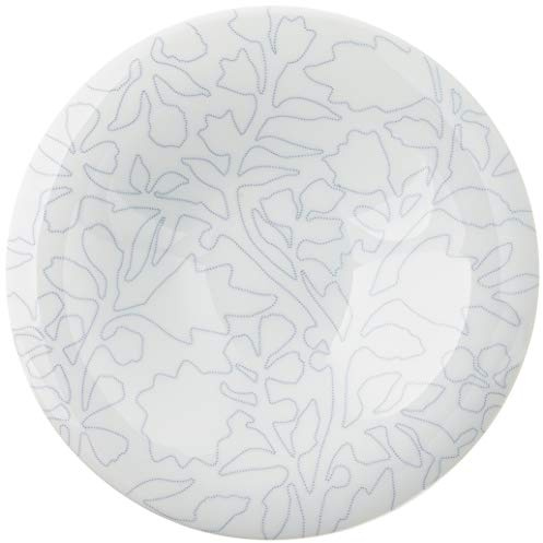 Alessi GV27/77 Blu Rose Sottotazza da caffè in Porcellana Bianca Decorata