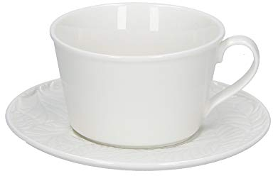 LA PORCELLANA BIANCA Set di 6 tazze da té con piattino BOSCO Ø 15 cm P004300016