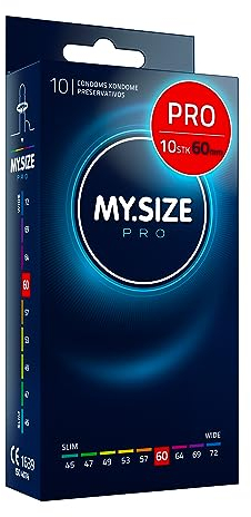 MY.SIZE PRO Kondom Größe 5, 60 mm, 10 Stück - Die neue Generation MY.SIZE Kondome
