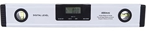 Eujgoov Digitale Wasserwaage Magnetische Wasserwaage Aluminiumlegierung Magnetische Wasserwaage mit LCD-Display für Den Bau(400mm)