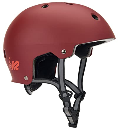 K2 Skates Unisex Inline Skates Varsity PRO, Burgandy - orange, 30H4200.1.4.M