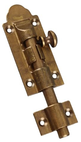 Fassriegel-Schnalle, Antike Messing-Fassriegel-Schnalle, Vintage-Türriegel, Schiebetürriegel, Schieberiegelverschluss, Riegel und Bolzen