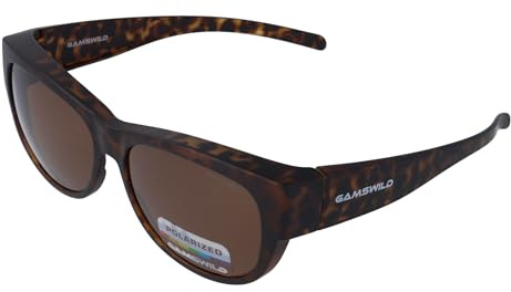 Gamswild WS4032 Überbrille Sonnenbrille Sportbrille Damen Herren Fahrradbrille Unisex | grau | braun | schwarz
