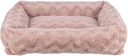 TRIXIE Letto ortopedico per cani Vital Loki, 65 × 50 cm, cuscino rosa con memory foam - cestino per cani di piccola taglia - adatto alle articolazioni e sollievo - 37936