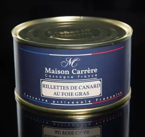 Maison Carrère - Reine Enten-Rillettes mit FG (30%) aus Südwesten - 2 x 190gr Dose