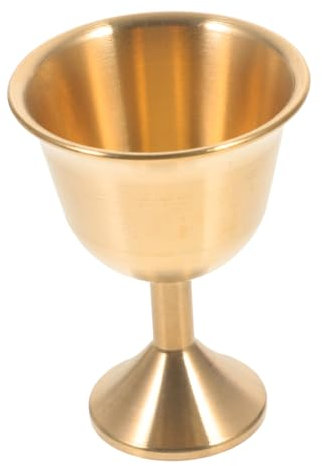 LABRIMP Gobelet en Laiton Doré, Coupe Haute pour Eau et Offrande