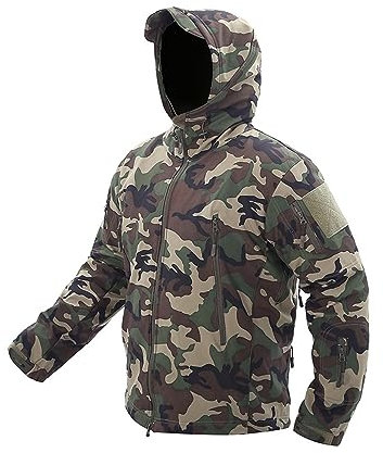Mymyguoe Regenjacke Herren Fahrrad Winddichte Camouflage Funktionsjacke Atmungsaktiv Wasserdicht Windbreaker Regenparka Wandern Dünne Herrenjacke Winddichte Jacke Sportlich Reissverschluss Mantel