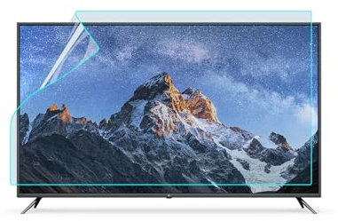 KELUNIS 32-75 Pouces Protecteur D'éCran TV Anti LumièRe Bleue Film Anti-Rayures à LumièRe Bleue Protecteur D'éCran TV Antireflet pour LCD LED 4k OLED,75in 1645x931mm