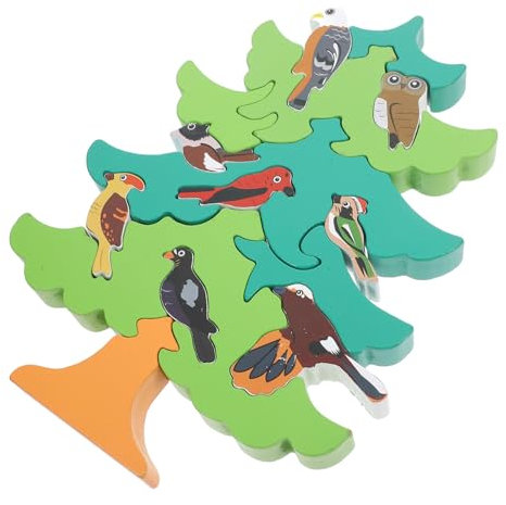 KONTONTY Vogel Baum 3D Große Körnige Pädagogisches Spielzeug Jungen Und Mädchen Spielzeug Puzzle Bausteine