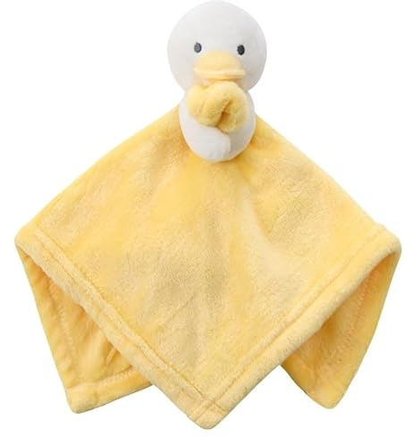 OnlyBee Baby Jungen Mädchen Ente Schmusetuch Weiche Decke Entchen Ente