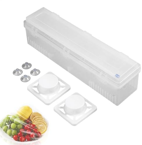 Coupe-film alimentaire - Distributeur de film d'aluminium - Coupe-film alimentaire robuste - Pour film alimentaire - Pour film alimentaire
