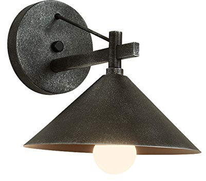 CHCWR Prononi murali in Stile Americano Luci da Parete da Esterno Lampada Esterna Impermeabile Lampada a Parete Lanterna a Parete per Fattoria foglietto da Giardino Esterno Lampada Esterna