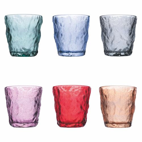 Villa d'Este Home Tivoli 1996 Amnesia Color - Juego de 6 vasos de agua de 275 ml