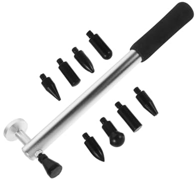 Ciieeo Kit Riparazione Ammaccature Auto Senza Vernice Martello Alluminio con Teste in Plastica Strumenti per Rimuovere Ammaccature e Graffi Facile da Usare per Riparazioni Rapide Fai da