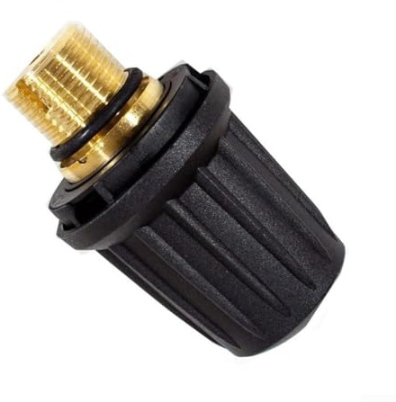 Ersatzteile für Kärcher Dampfreiniger Messing Sicherheitsventilkappe mit Sicherheitsventil und O-Ring, passend für SC1 SC2 SC3 Modelle Serie (1 Stück)