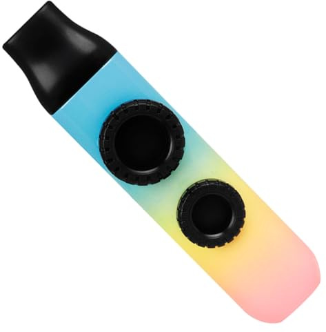 Abaodam Kazoo Musikinstrument Abs mit Mehrfachmembran Leicht zu Lernen Starker Klang Tragbar mit Band Professionelles Begleitinstrument für Anfänger und Musikliebhaber