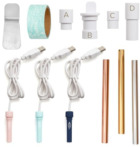 We R Memory Keepers Kit de Inicio Foil Quill, El Set Incluye más de 12 Artículos, CREA Diseños Brillantes para la Fabricación de Tarjetas, Scrapbooking, Journaling y más, Multicolor, tamaño único