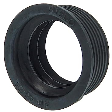 tecuro Siphon-Gummimanschette für Abflussrohr Außen Ø 50 mm x Innen Ø 40 mm passt zu LKA- bzw Rotstrich und HT-Programm