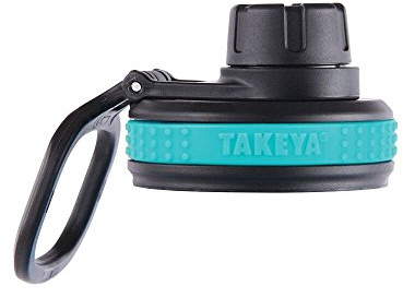 Takeya Originals Spout Lid - Replacement Lid with Carry Handle - BPA-Free & Dishwasher Safe Water Bottle Lid - Durable Leak-Proof Spout Lid for Takeya Water Bottles - Ocean