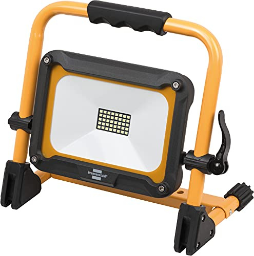 Brennenstuhl Jaro 2010 MA/LED Work Light 20 W for Outdoor Use IP54 (LED Construction Spotlight with USB-C Charging Interface, 3 Switching Levels and Max. 12 Hours Light Time, 2200 lm, 6500 K)
