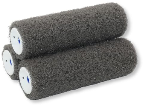 3er Set DEWEPRO Ersatzbeschichtungsrolle für Spachtelmasse - Rollspachtel - 230mm breit - für präzise und effiziente Beschichtungsarbeiten