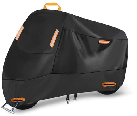 LXCMQL Copri Moto per Yamaha Tmax 560 2022-2023, 300D Telo Coprimoto da Esterno Impermeabile Antivento Antipolvere Protezione UV Telo Moto Esterno Telo Scooter,B