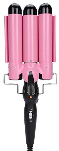 3 in 1 Lockenstab für Nasses Trockenes Haar Keramik Lockeneisen 3-Zylinder 32mm Elektrischer Haarweller Lockenstab Welleneisen Lockenwickler Haarstyling-Tool für Haushalt Friseursalon