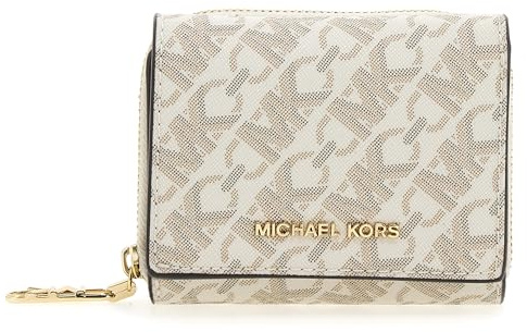 Michael Kors 32S4G8ED8B-099 SM TRIFOLD ZA WALLET Donna VANILLA/LUGG Taglia TU