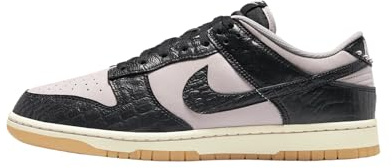 Nike Chaussures rétro Dunk Low pour homme, Violet platine/mousse rose/lait de coco/noir, 42.5 EU
