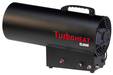 ELMAG Gas-Heizkanone TURBOHEAT P 50 | Leistung 50 kW | Luftvolumenstrom 1000m³/h | Gasheizgebläse | Heißluftgenerator