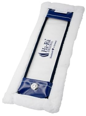 Ha-Ra Bodenwischtuch Nano Gold Pur 42cm I langlebiger Boden-Wischer zur Reinigung für Böden & Wände I Bezug für Wischmop aus 100% Polyester-Mikrofaser I reinigungsstark & saugkräftig