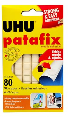 UHU patafix- Masilla adhesiva-80 pastillas