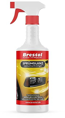 Brestol Autoglanz 750 ml gebrauchsfertig - Sprühwax mit Abperleffekt Abperl-Effekt - Lackschnellreiniger Lackreiniger Autolackreiniger Sprühreiniger Lackversiegelung Sprühglanz