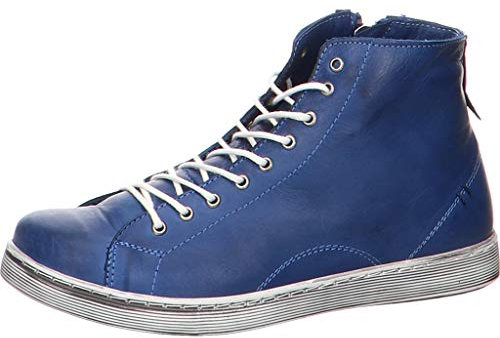 Andrea Conti Damen 0341500 Hohe Sneaker, Blau, 40 EU