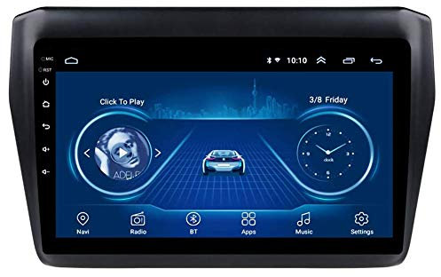 Navigazione GPS per auto, 9 Pollici Touch Screen 2.5D da Android 9.0 per Suzuki Swift 2017-2019, Sistema DvD per Auto Lettore WiFi Bluetooth, Video Radio Integrata,4g+wifi 2g+32g