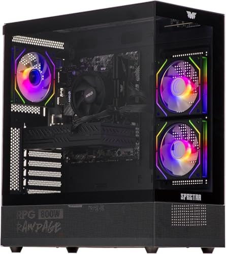 Veno Scorp Gaming pc – intel i5 – 4.3 GHz, 16GB RAM – GT 1030 2GB Graphic card, 240GB SSD + 1TB HDD, Windows 11, Wi-Fi Spectra 3 ARGB Gaming Case (Renewed)
